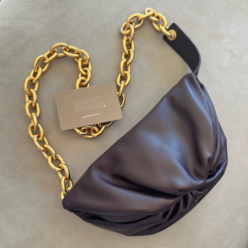 Bottega Veneta Black Chain Belt Bag